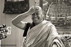 Lama teaching, Yucca Valley, 1977