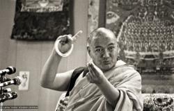 Lama teaching, Yucca Valley, 1977