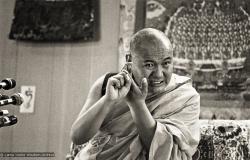 Lama teaching, Yucca Valley, 1977