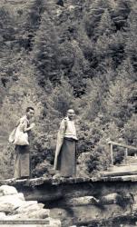 Lama Yeshe and Lama Zopa Rinpoche, Lawudo, 1973