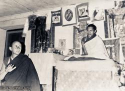 Nick during his public exam, Kopan, 1974