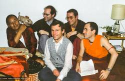 Lama and Lama with Jon, Harvey, Pende, George, ILTK, 1982