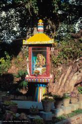 Tara statue installed, 1976.