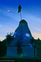 Cremation stupa, 1984
