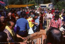 Cremation of Lama Yeshe, 1984