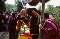 Cremation of Lama Yeshe, 1984