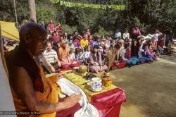 Cremation of Lama Yeshe, 1984
