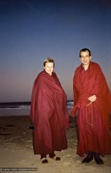 Wendy and Neil at the beach, 1983