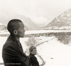 Rinpoche and Zina at Thangme, 1969