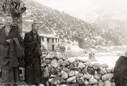 Lama, Rinpoche and Zina at Thangme, 1969