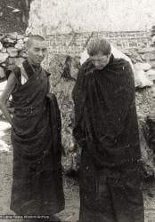Rinpoche and Zina at Thangme, 1969