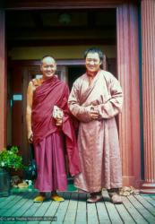 Lama Yeshe meeting Tarthang Tulku, 1974