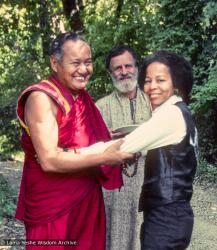 With Åge and Jan, Vajrapani, 1983