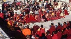 Puja at Boudhanath