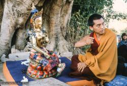Rinpoche painting Tara, 1976