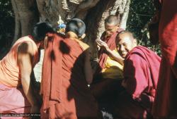 Lama painting Tara, 1976