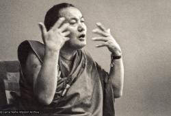 Lama teaching at UCSC, 1978