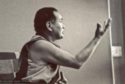 Lama teaching at UCSC, 1978
