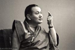 Lama teaching at UCSC, 1978