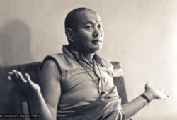 Lama teaching at UCSC, 1978