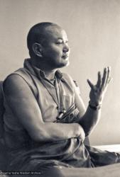 Lama teaching at UCSC, 1978
