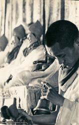 Lama Zopa Rinpoche doing puja, 1973