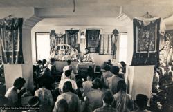 Lama Zopa Rinpoche doing puja, 1973