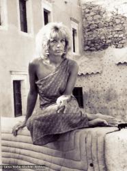 Zina Rachevsky in Athens, possibly 1967