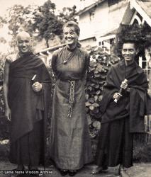 Lama Yeshe  with Zina Rachevsky and Lama Zopa, 1967