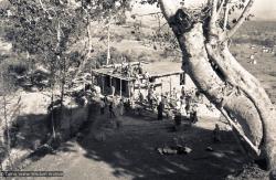 The construction of Kopan Monastery, 1972