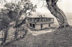 The construction of Kopan Monastery, 1972
