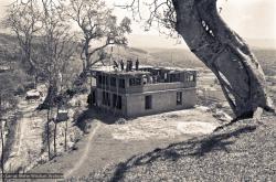 The construction of Kopan Monastery, 1972