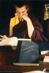 Zina Rachevsky studying, 1972