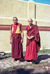 Lama and Nick Ribush, 1974
