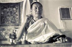 Lama teaching at Kopan, 1974