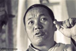 Lama teaching at Kopan, 1974