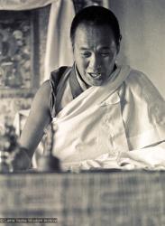 Lama teaching at Kopan, 1974