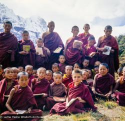 MEC students at Lawudo, 1974