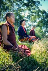 Lama, Beatrice and Rinpoche, 1975