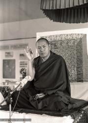 Lama teaching, CIN, 1976