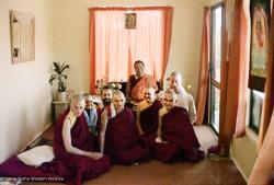 Lama with new Sangha, CIN, 1976