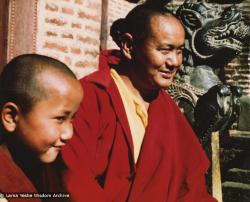 Yangsi Rinpoche and Lama, 1976