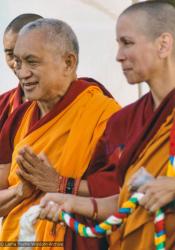 Rinpoche at the Milarepa Center, 2010