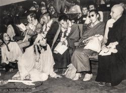 Lama Yeshe's first public speaking engagement, 1970