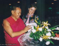 With Jacie, 1982