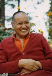 Lama at Tushita, Dharamsala,1979