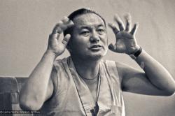 Lama teaching at UCSC, 1978