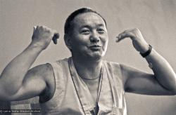 Lama teaching at UCSC, 1978