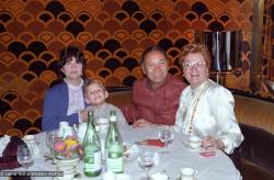 Lama with Signora Parodi, Milan, 1980