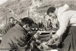 Max serving Rinpoche, 1972